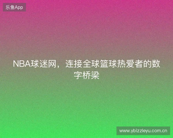 NBA球迷网，连接全球篮球热爱者的数字桥梁